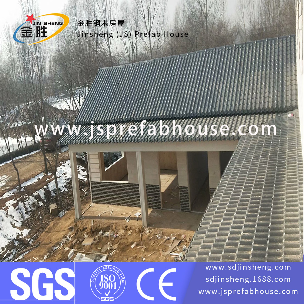 中国风青瓦农家院民房